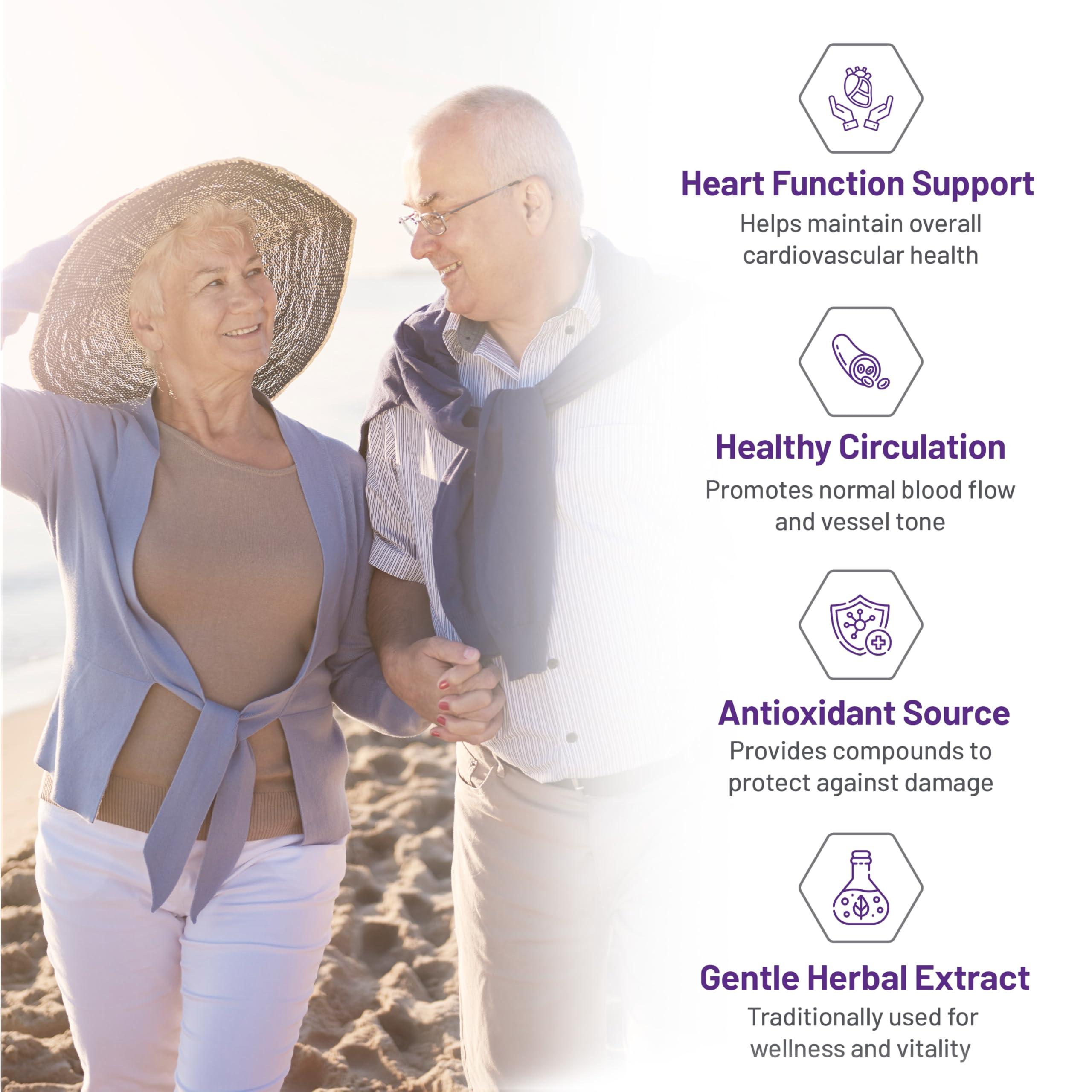 AOR Hawthorn II 450mg, 60 Caps 60-Day Supply - Hawthorn Berry Extract for Cardiovascular Support, Promotes Heart & Circulatory Wellness - Vegan, Non-GMO & Gluten-Free - Maintain Healthy Blood Pressure
