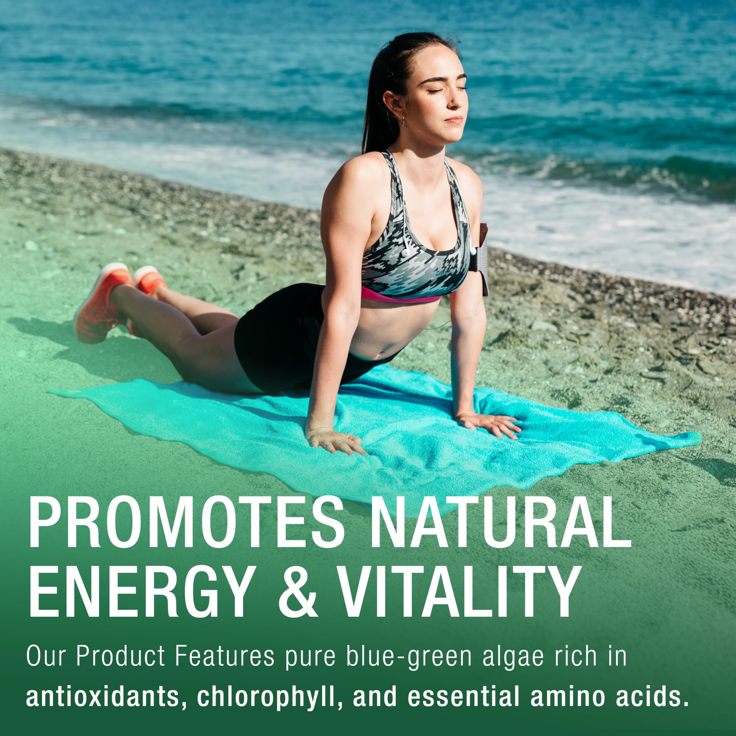 Gandalf Organic Spirulina Powder 300g 60-Servings - Pure Blue-Green Algae Superfood - Vegan, Packed with Iron, Antioxidants and Essential Nutrients, Perfect for Smoothies and Recipes