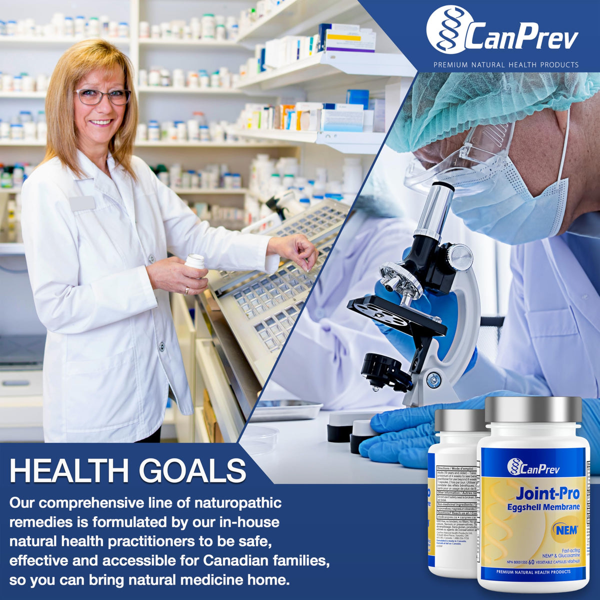 CanPrev Joint Pro NEM, Joint Supplement, Cartilage Support, 60 Capsules