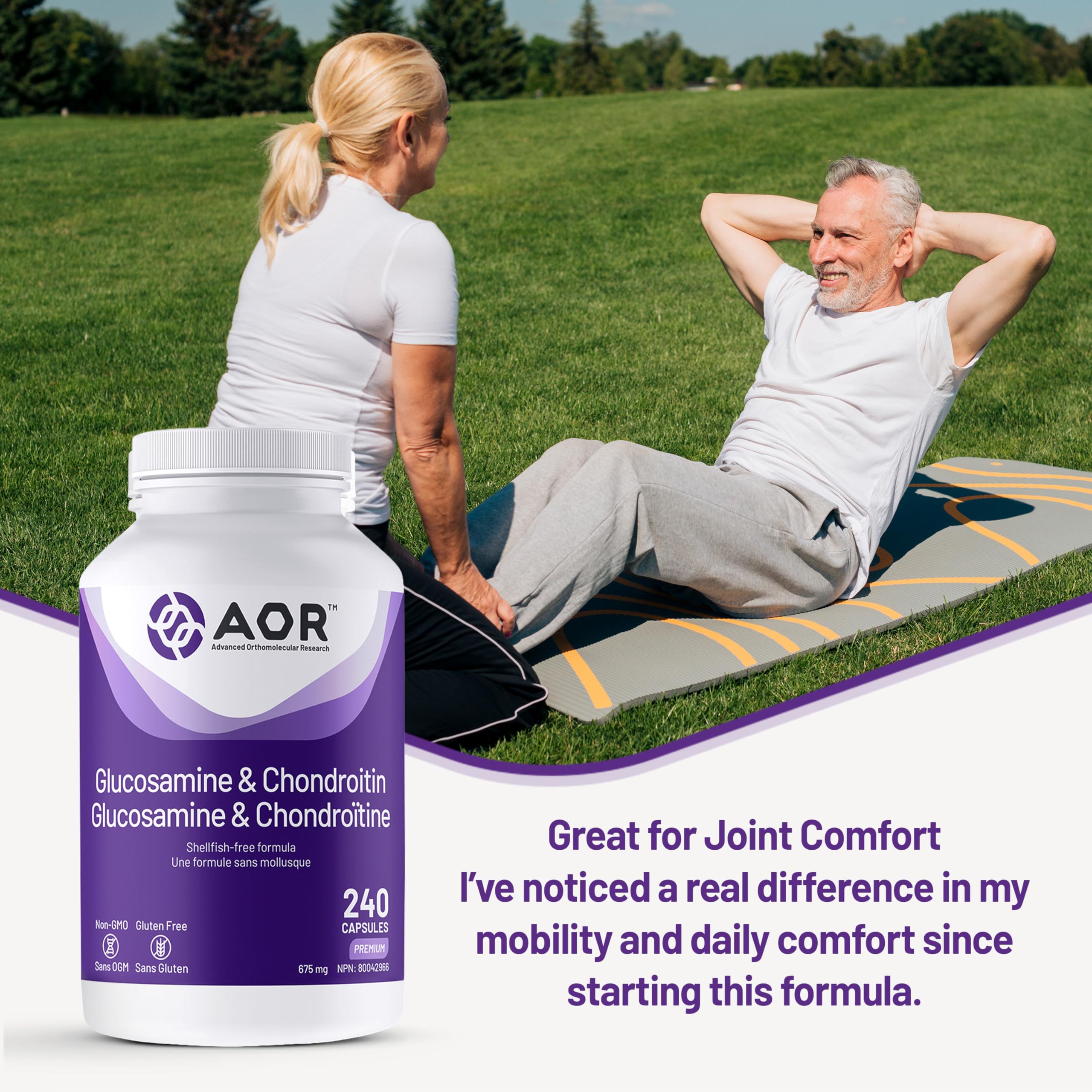 AOR Capsules de Glucosamine et Chondroïtine