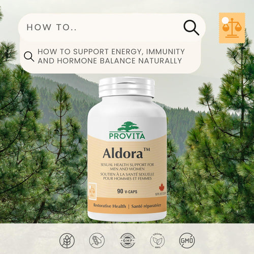Aldora Natural Supplement for Sexual Health, Energy, & Hormonal Support – Maca Root, Shatavari, Cordyceps, L-Arginine – Vegan, Non-GMO – 90 Capsules