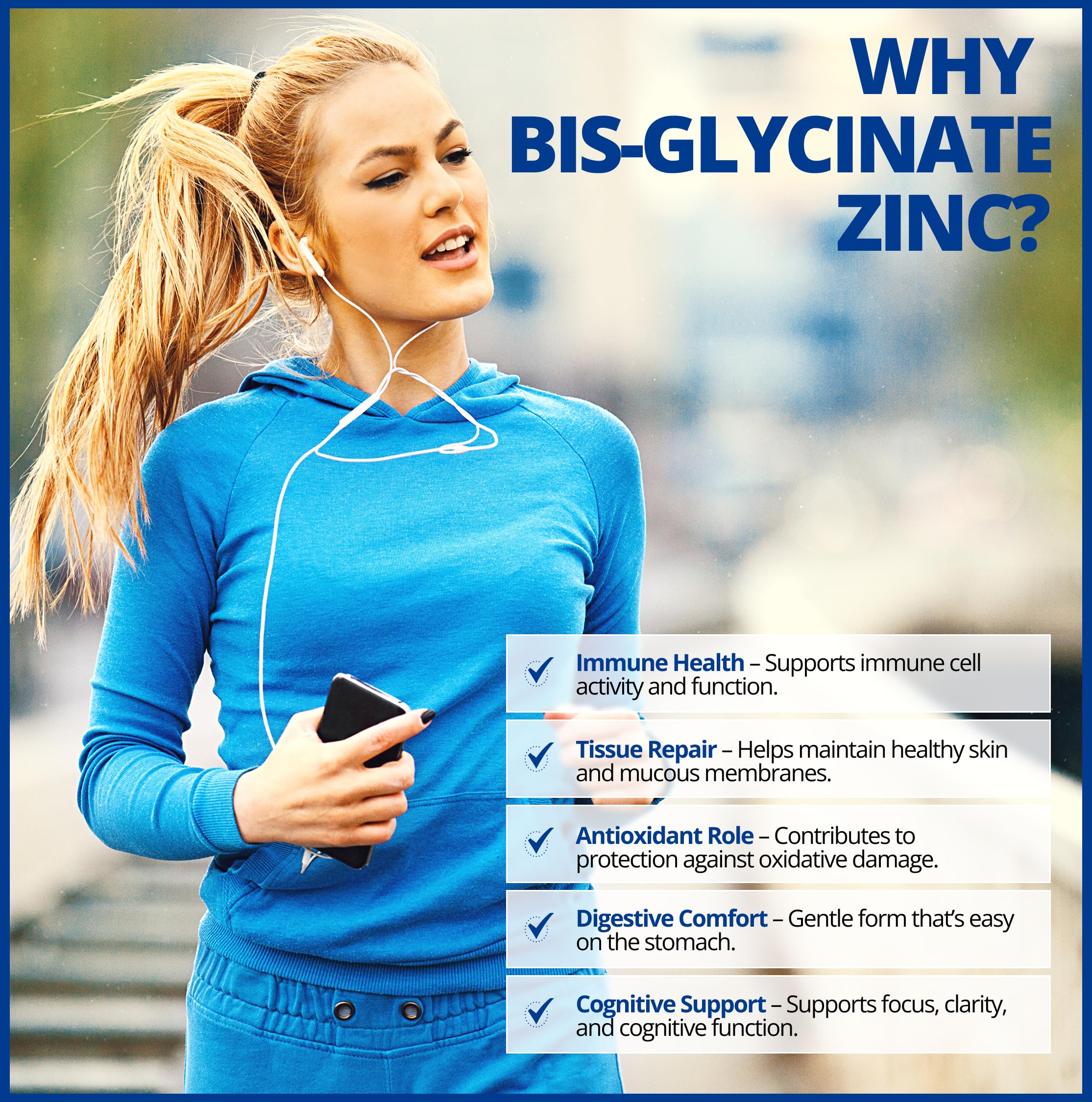 CanPrev Zinc Bis-Glycinate 25mg de zinc élémentaire pur par capsule - Produits de Santé Naturels