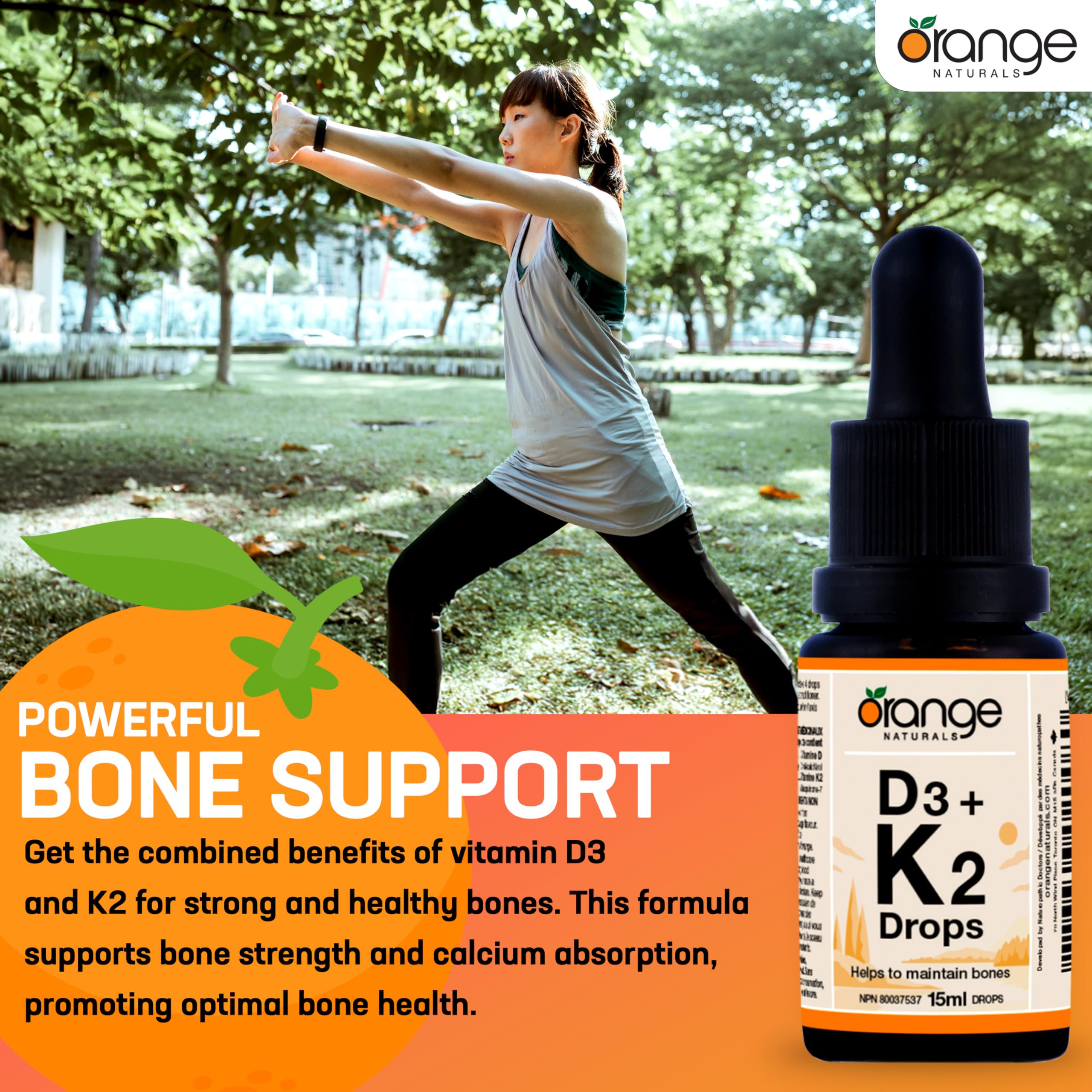 Orange Naturals - Vitamine D3+K2