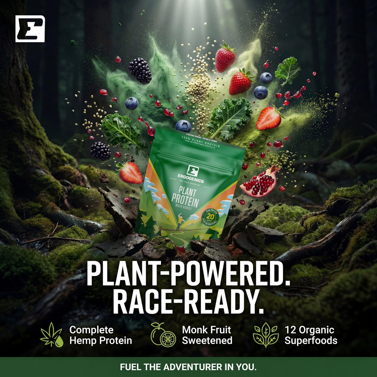 Ergogenics Nutrition Plant Protein +Greens