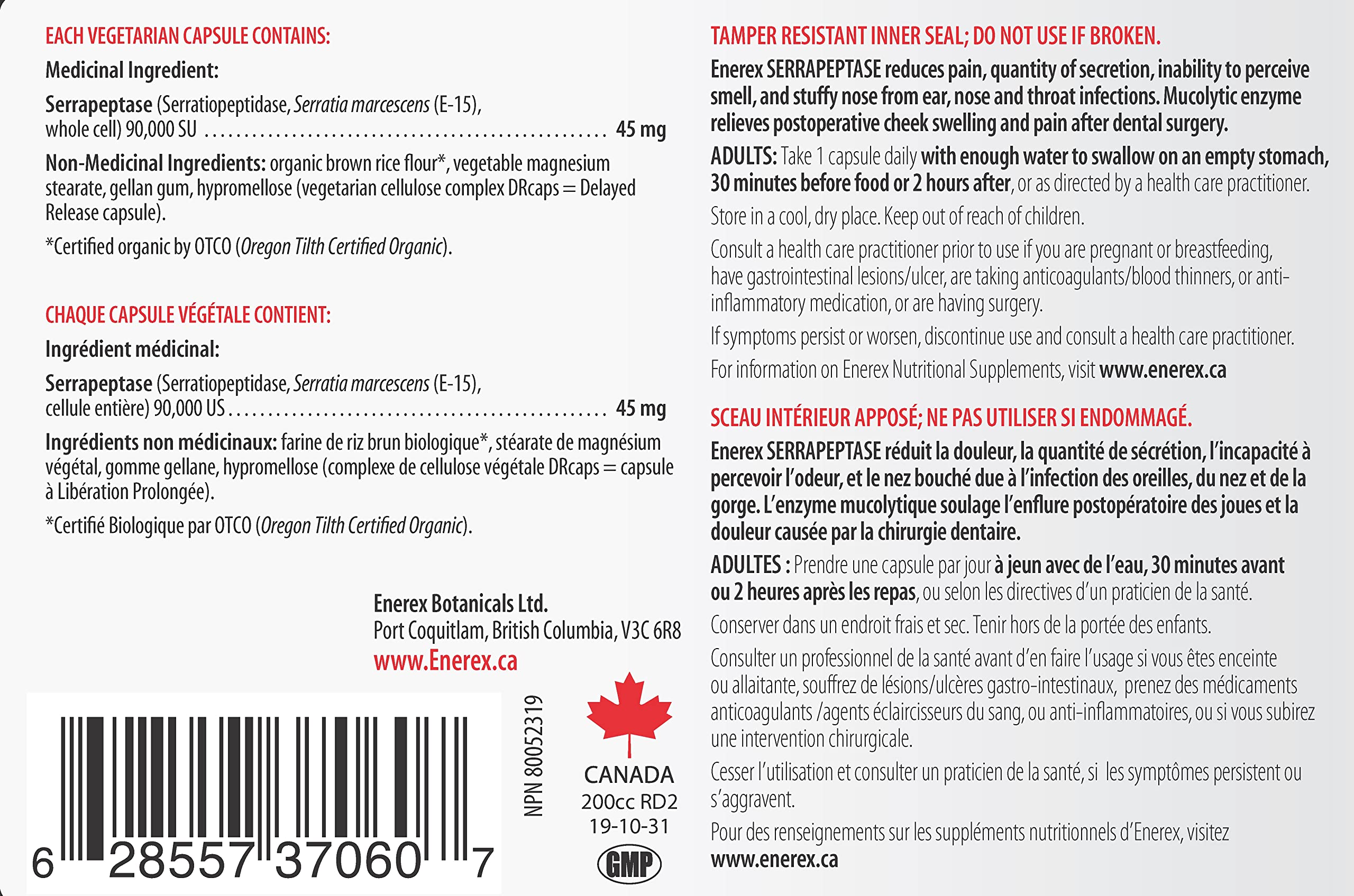 ENEREX - Serrapeptase