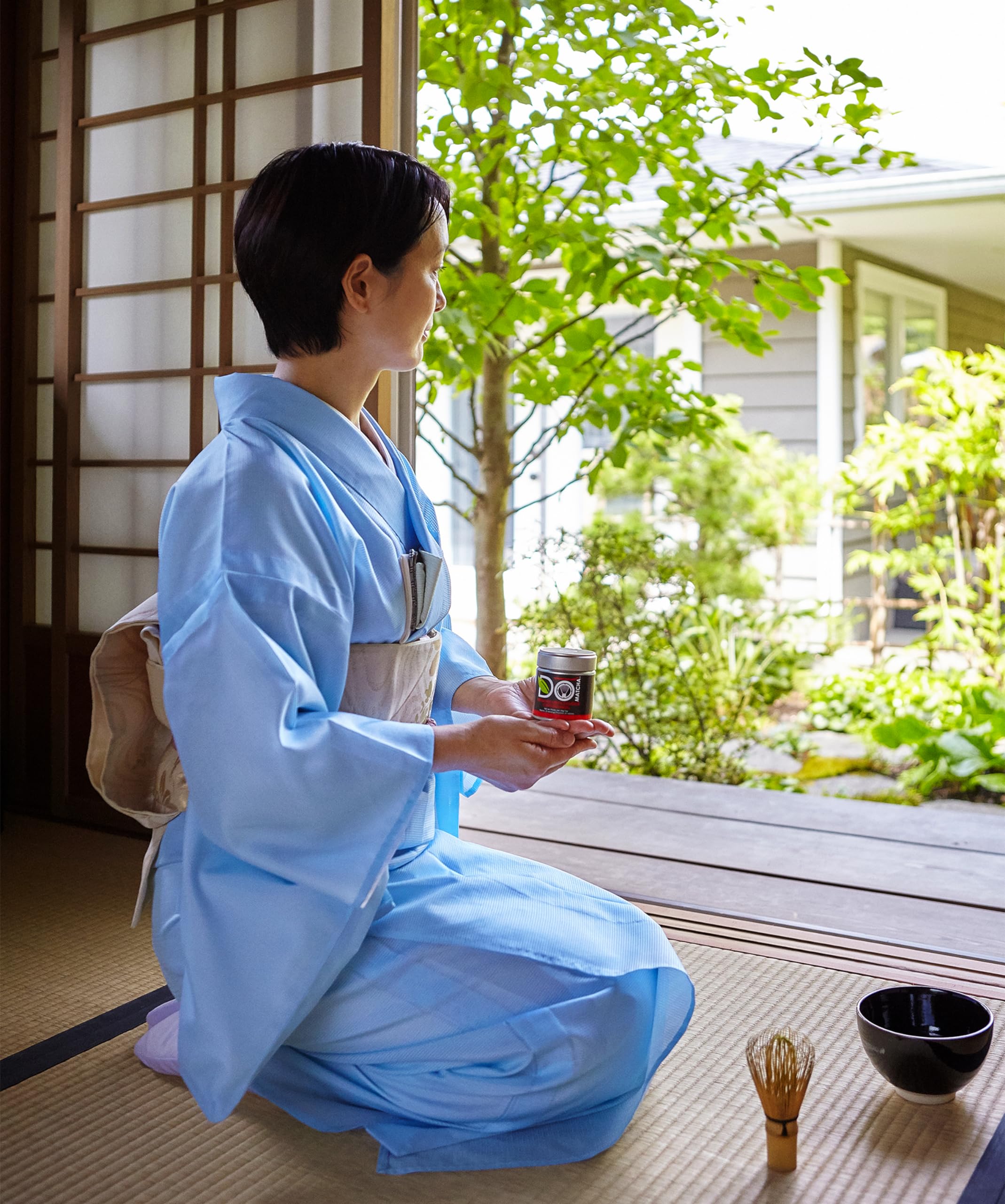 DoMatcha Traditional Japanese Chasen, 54g. Premium Organic Bamboo Matcha Whisk Set, Ideal for Green Tea. Handcrafted for Smooth, Luscious Matcha.